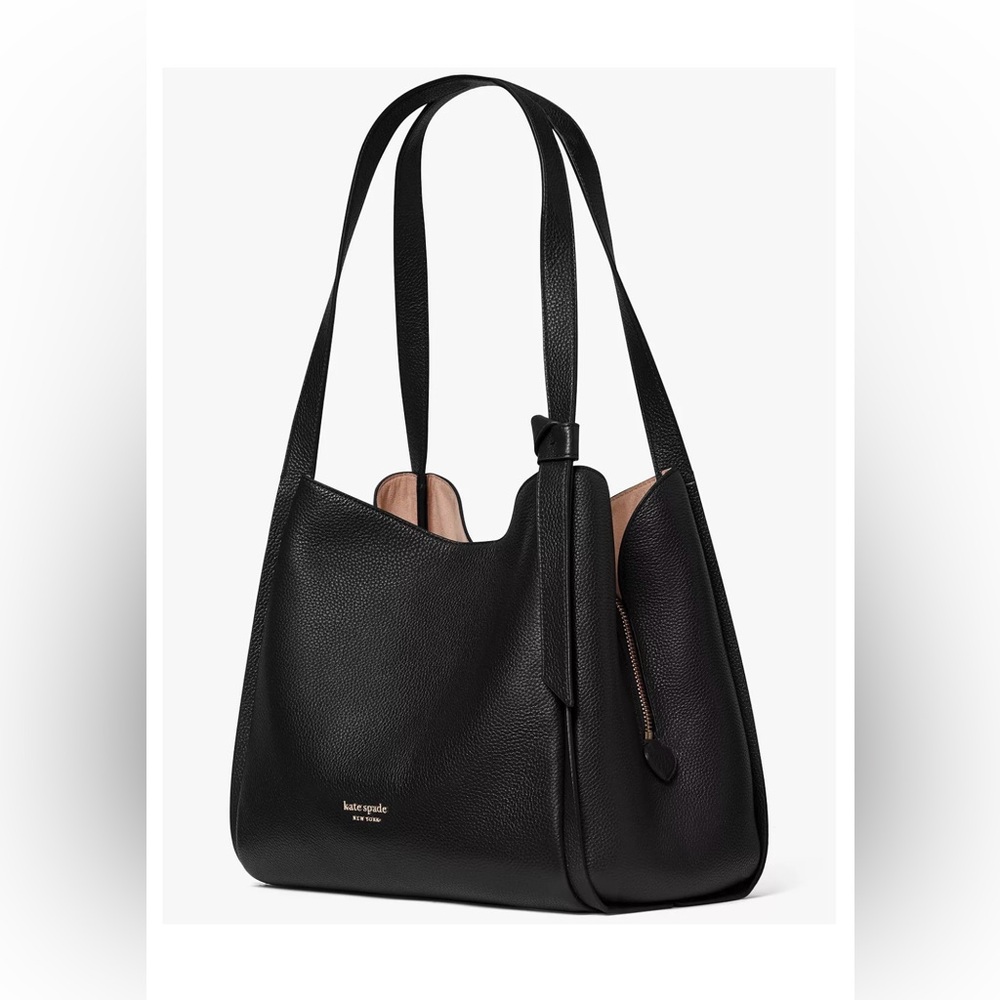 KATE SPADE NEW YORK
Knott Pebbled Leather Large
Shoulder Bag NEW